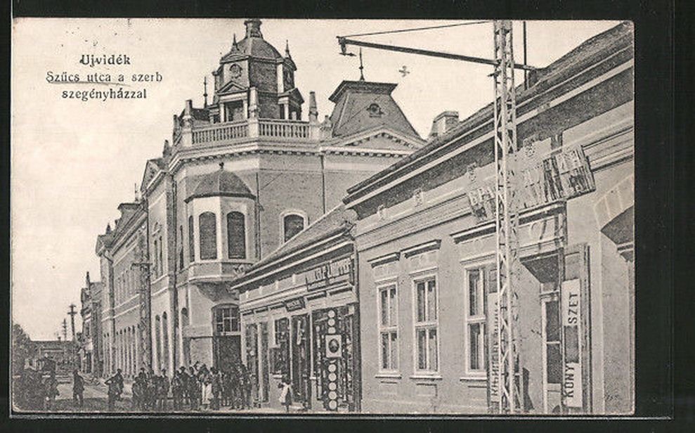 Tram wires over the orphanage, Serbian Orthodox Orphanage, Novi Sad, 1916