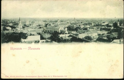 Rooftop Panorama With Two Church Towers, 1899, Novi Sad, by December 1899