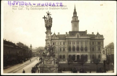 Liberation Square, Restamped with Its Hungarian Occupation Name, Liberty Square, Novi Sad, 1941–1945