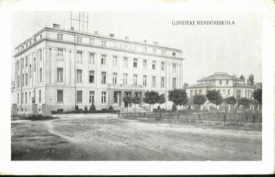 The former Exchange used as a police school, Gallery Square, Novi Sad, 1941–1944