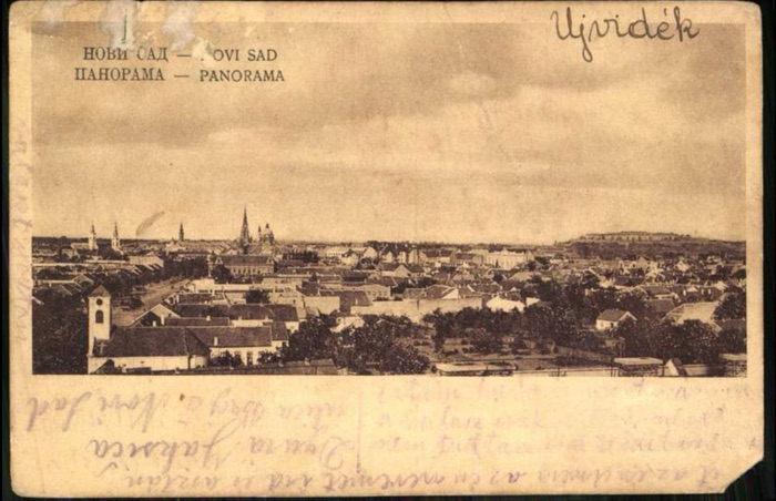 A Wide Panorama of Novi Sad, with Its Church Towers, Saint Roch's Church, 1931.