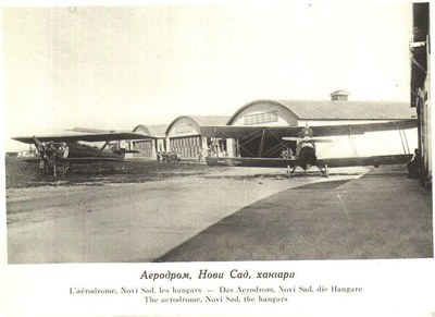 Airport hangars, Novi Sad Airfield, 1919