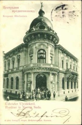 The Central Credit Institute, Novi Sad, Central Savings Bank, 1896–1918