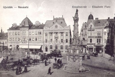 The column on Elisabeth Square, Liberty Square, Novi Sad, 1911–1918