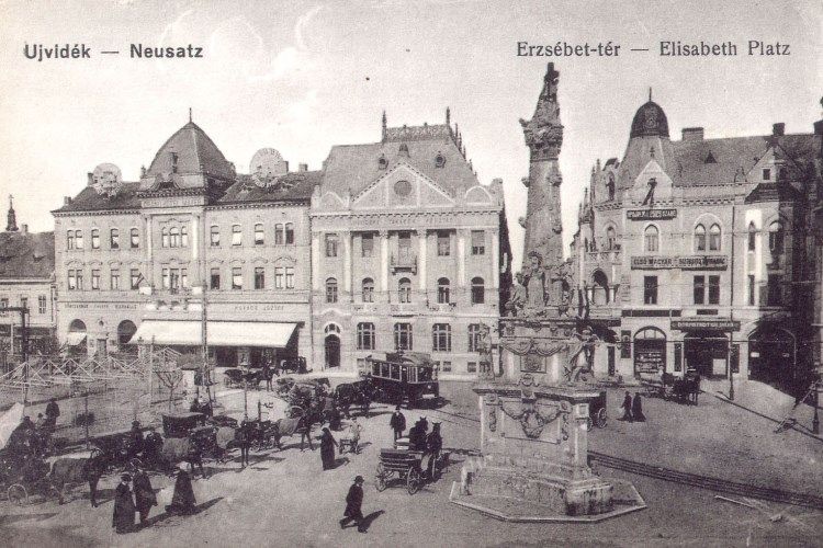 The column on Elisabeth Square, Liberty Square, Novi Sad, 1911–1918