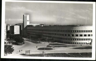 The Administrative Palace, seen from the avenue, Banovina Palace, Novi Sad, 1919–1941