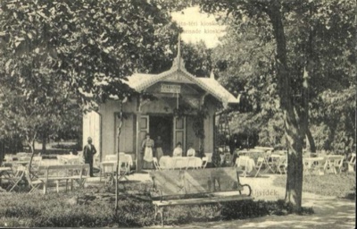 The promenade kiosk confectionery, Novi Sad, Danube Park, 1896–1918