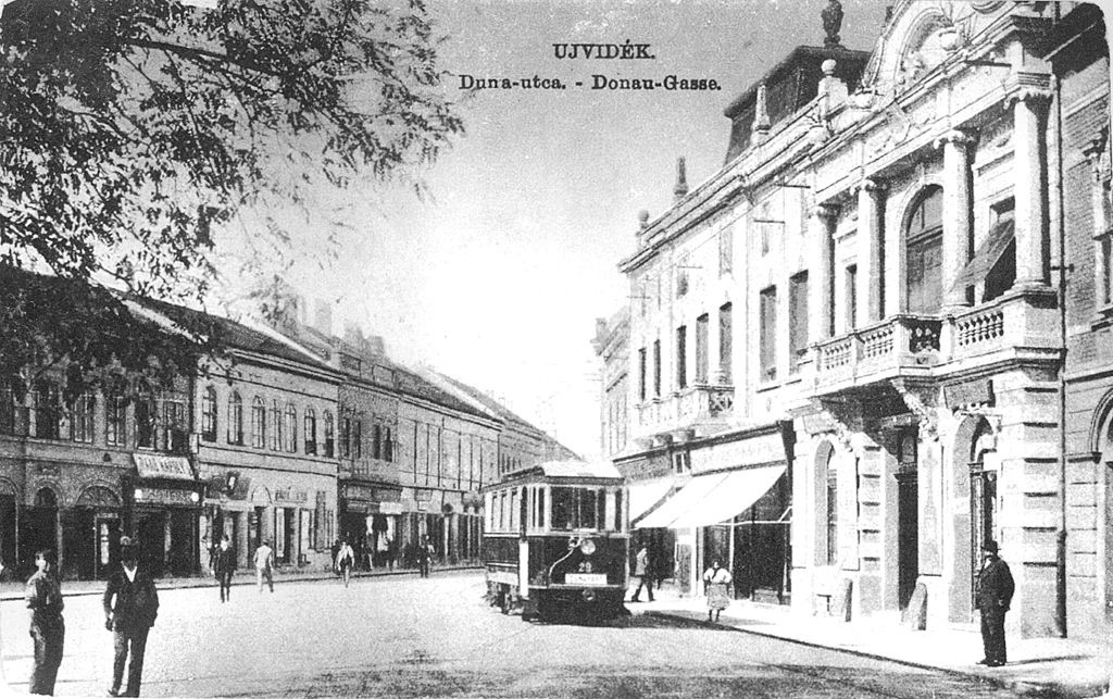 The Danube street tram, Novi Sad, 1911–1918