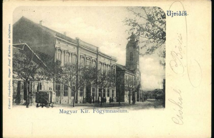 The Royal Hungarian High School, Novi Sad, Old Hungarian Grammar School, by November 1899