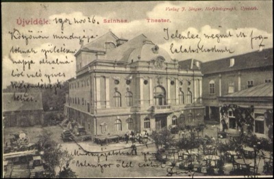 The Novi Sad Theatre's Columned Facade and Dome, 1902, The City Theatre