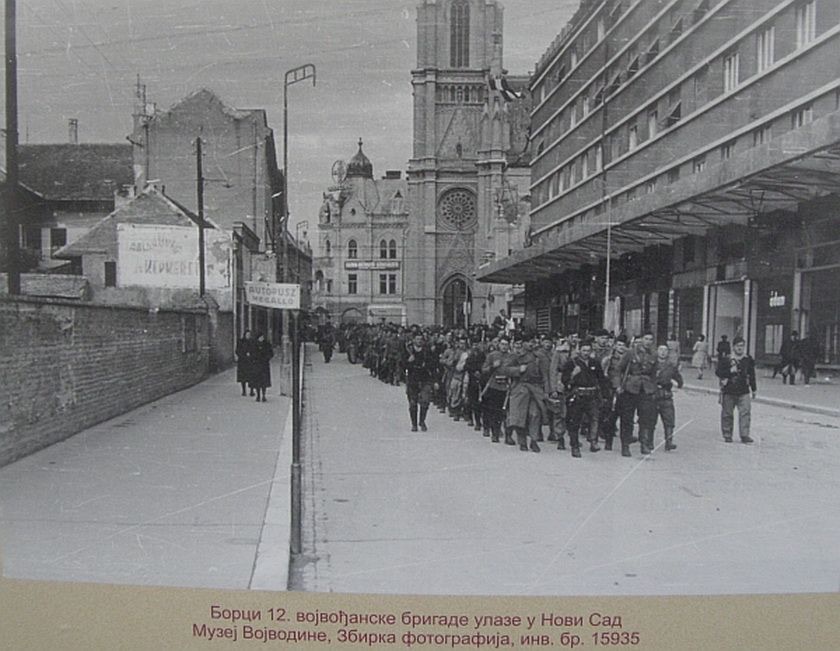 Liberation of the city, 23 October 1944, Liberty Square, Novi Sad